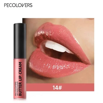 Рідка помада, блиск для губ Pecolovers Ultra Matte Cosmetic Butter Lip Cream 14
