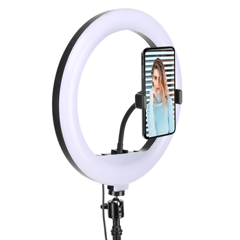 Кольцевая светодиодная лампа 30см со штативом и с Bluetooth-пультом YQ-320b light set (Kit1) Питание от USB