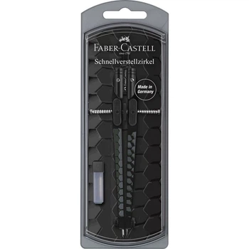 Циркуль Faber-Castell, до 390 мм., QUICK SET COMPASS, DARK & BRIGHT, (574444)
