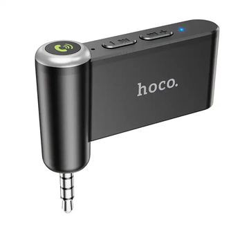 Беспроводной аудио адаптер Bluetooth-ресивер HOCO E58 Magic music car AUX BT receiver черный
