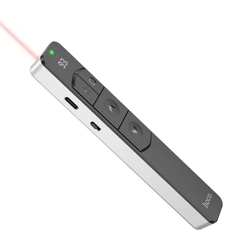 Лазерна указка HOCO GM202 Smart PPT page turning pen Сріблястий