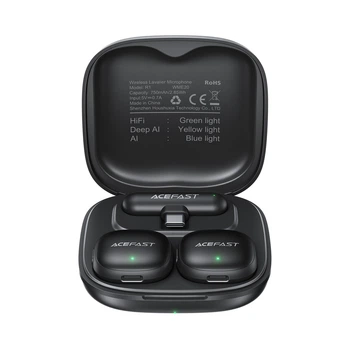 Бездротова мікрофонна система ACEFAST R1 dual-mic (Type-C) Black