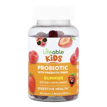 Підтримка травлення Lifeable Probiotic 2 Billoin CFU Kids - 60 gummies (810102731111)