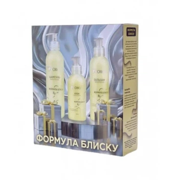 Подарунковий набір Soika для волосся Формула блиску (шампунь+бальзам+крем) (4820238722262)