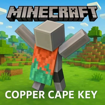 Плащ Minecraft Мідний Copper Cape (Ключ активації Java & Bedrock Edition)