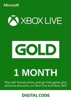 Xbox Live Gold - 1 месяц Xbox 360/One/Series подписка для всех регионов и стран