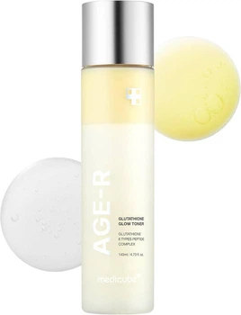 Двухфазный осветительный тонер с глутатионом MEDICUBE Age-R Glutathione Glow Toner 140 мл
