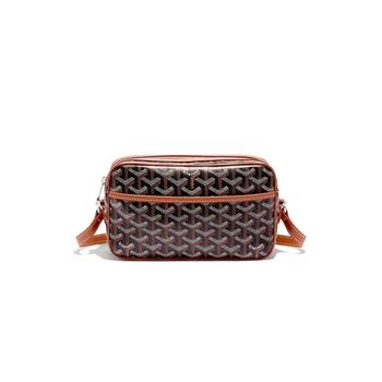 Сумка через плечо Goyard в коричневом цвете.
