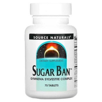 Контроль цукру, Sugar Ban, Source Naturals, 75 таблеток