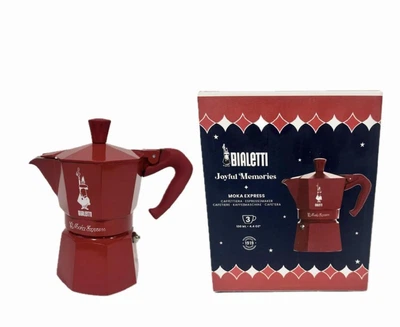 Гейзерна кавоварка Joyful Memories Bialetti MOKA EXPRESS 3 TZ RED 0005394