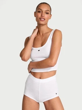 Жіноча піжама Victoria's Secret (631266823508) Tank & Shorts Pajama Set S біла
