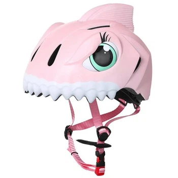 Детский шлем акула Monster Shark Rose 49-55 см