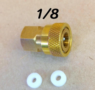 Квік G1/8 BSPP Female to Female конектор фостер ПЦП PCP пневматики високого тиску 300атм 25мпа 300бар 30мпа ВТ ВД ПСП Швидкоз'ємний балона повітря гвинтівки рушниці шланг штуцер