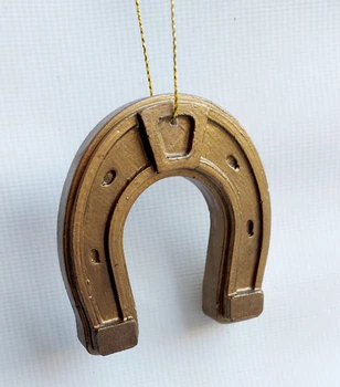Подкова Символ года 2026 Подвес керамика Новогодняя фигурка HandMade 7 см