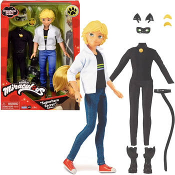 Лялька Секрет Супергероя Miraculous Ladybug Кот Нуар Эдриан