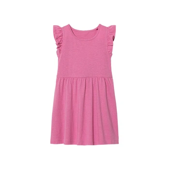 Платье с воланами для девочки Lupilu Ecoprint 461444 110-116 см (4-6 years) Розовый