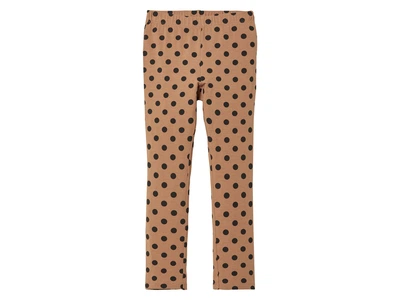 Лосини бавовняні з принтом для дівчинки Lupilu Ecoprint 476323 122-128 см (6-8 years) коричневий