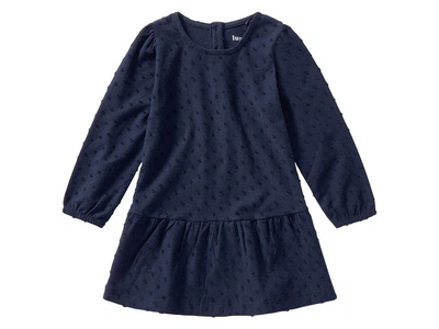 Платье с длинными рукавами для девочки Lupilu LIDL 386733 086-92 см (12-24 months) темно-синий