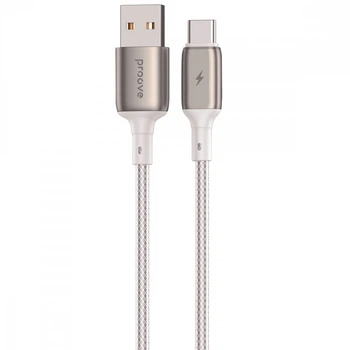 Кабель Proove Dense Metal USB to Type-C 3A (2m) white