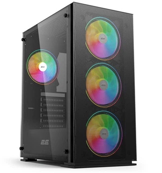 Корпус 2E Gaming Virtus Neo Tempered Glass Black (2E-G3301N)