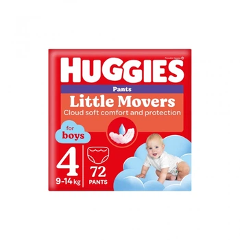 Подгузники Huggies Pants 4 (9-14 кг) для мальчиков 72 шт (5029053564104) (6285)