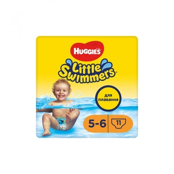 Подгузники Huggies Little Swimmer 5-6 (12-18 кг) 11 шт (5029053538426) (6091)