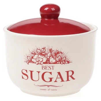Цукорниця керамічна "Англійська Шипшина SUGAR" 400мл (5264)