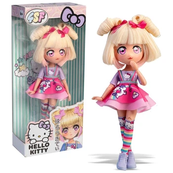 Лялька 4SF MANGA DOLLS серії "Hello Kitty" – ЦУКЕРОЧКА-ЄДИНОРІГ 4SF Manga Dolls HKTF0400