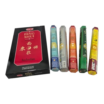 Подарочный набор благоуханий аромапалочки HEM Feng Shui Festival Pack 5x20 шт (36545)