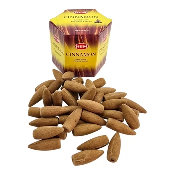 Конусы Hem набор 40 шт Cinnamon Backflow Корица (36540)