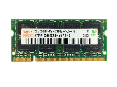 Оперативная память для ноутбука SODIMM Hynix DDR2 2Gb 667MHz PC2-5300S (HYMP125S64CP8-Y5) 14583 Б/У