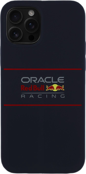 Панель Red Bull Silicone Horizontal Logo MagSafe для Apple iPhone 16 Plus Navy (RBHMP16M24SIHSRV)