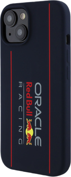 Панель Red Bull Silicone Vertical Logo MagSafe для Apple iPhone 16 Pro Max Navy (RBHMP16X24SIOLRV)