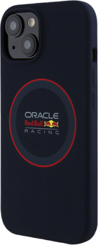 Панель Red Bull Liquid Silicon Case With Ring MagSafe для Apple iPhone 16 Pro Max Navy (RBHMP16X24SIILVR)