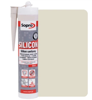 Силикон Sopro Silicon SREBRNY SZARY №17 (серебряно-серый) 310 мл