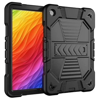 Противоударный чехол Shockprof Hybrid Stand на Samsung Galaxy Tab A9+ / A9 Plus 11" SM-X210 SM-X216 Черный