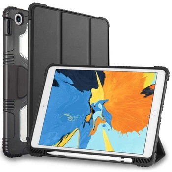 Противоударный чехол Smart Trifold Hard Shell для Samsung Galaxy Tab A9 8.7" SM-X110 SM-X115 Черный