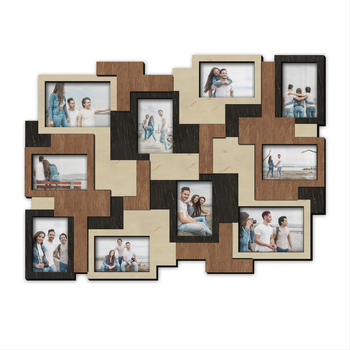 Коллаж The Frame Depot из фоторамок абстрактных на 10 фотографий Бежевый (abstract_collage)