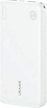 Powerbank USAMS PB83 10000mAh 20W 2xUSB-A 1xUSB-C White (6958444995182)