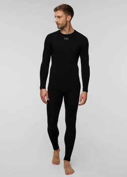 Комплект шерстянного термобелья мужской X-BIONIC Symbio Merino Set XM-YTB2W24M+XM-YPP2W24M-B001 Opal/Black M