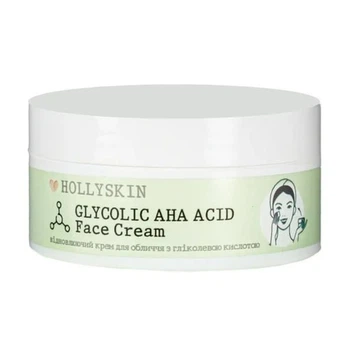 Восстанавливающий крем для лица с гликолевой кислотой Hollyskin Glycolic AHA Acid Face Cream 50 мл (4823109700628)