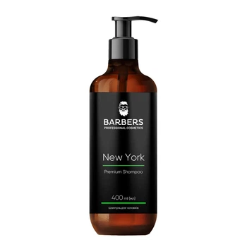 Тонизирующий шампунь для мужчин Barbers New York 400 мл (4823109403086)