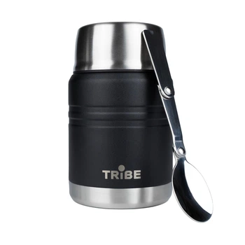 Термос пищевой 0.45л с широким горлом Tribe Food Jar T-DE-0022-black