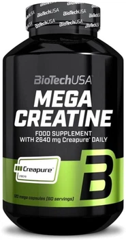 Креатин моногідрат Biotech Mega Creatine 120 капсул (5999076259182)