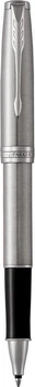 Ручка-ролер Parker Sonnet Stainless Steel CT Сірий корпус Чорна (3501179315119)