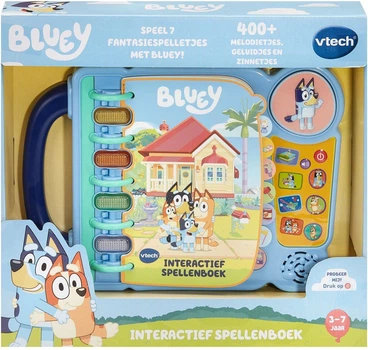 Інтерактивна книга Vtech Bluey з іграми понад 400 мелодій та звуків 80-541223 (3417765412233)