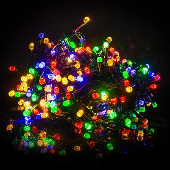 Светодиодная гирлянда 200 LED от розетки. Цвет: мульти