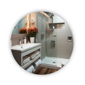 Дзеркало Qtap Taurus R600 з LED-підсвічуванням Touch, з антизапотіванням, з димером, рег. темп. кольори (3000-6500K) QT2478R607