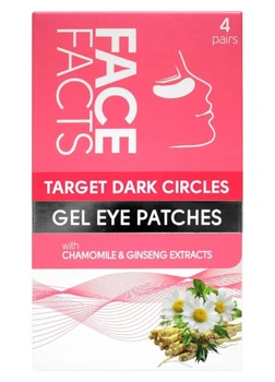 Гелеві патчі під очі проти темних кіл Face Facts Gel Eye Patches Target Dark Circles 4 шт