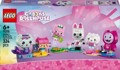 Конструктор LEGO Gabby's Dollhouse Котячі друзі Габі з кубиків 324 елементи (11215)